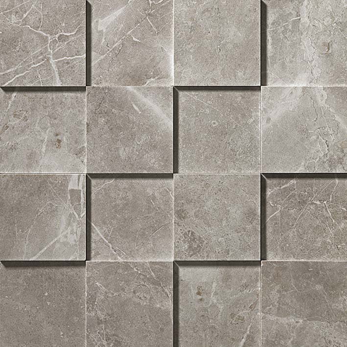  ATLAS CONCORDE Marvel Pro Wall Grey Fleury Mosaico 3D 