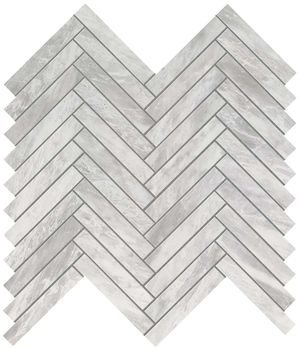  ATLAS CONCORDE MARVEL STONE Bardiglio Grey Herringbone Wall 