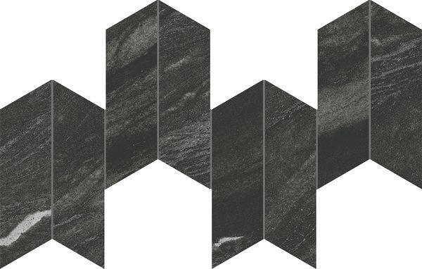  ATLAS CONCORDE MARVEL DIVA Black Tempest Mosaico Chevron Velvet 