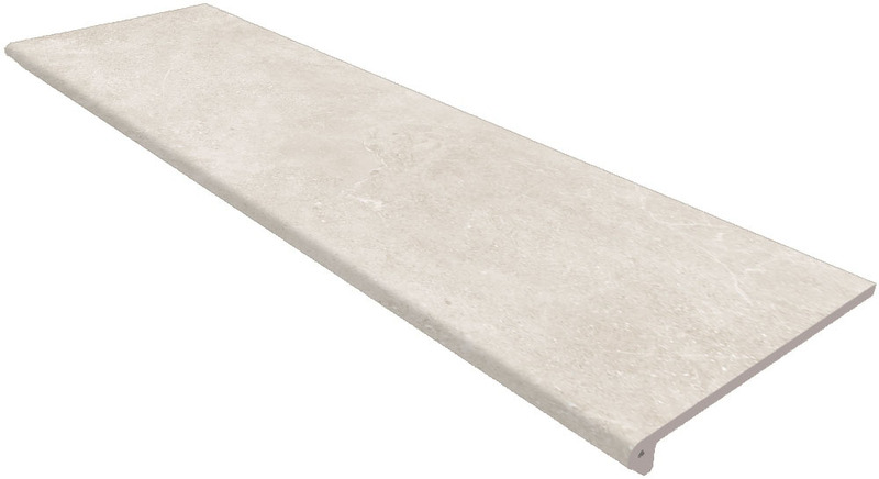 GRES ARAGON PETRA Peldaño Redondo 120 Petra Crema Liso 30x120, артикул 971168 — gra-nit.ru