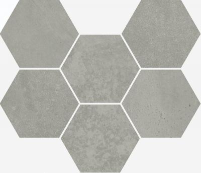  ITALON Terraviva Grey Mosaico Hexagon Nat 25x29 