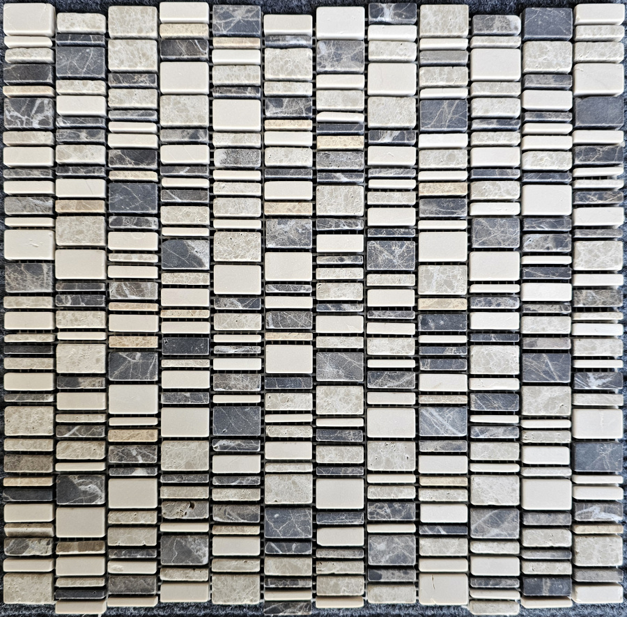 Мозаика Pixel Cream Nova,Dark Emperador,Light Emperador матовая 31x30.7 PIX 319