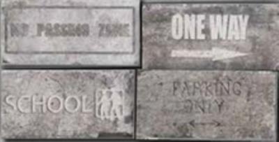 ROAD SIGNS MIx WALL STREET 10x20