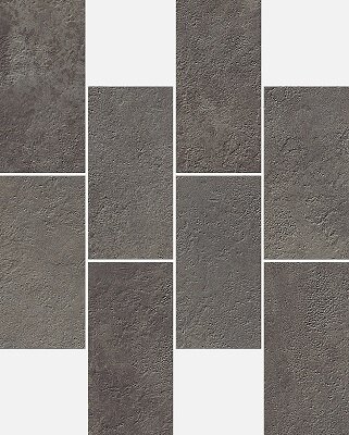Напольная плитка ITALON Millennium Black minibrick 