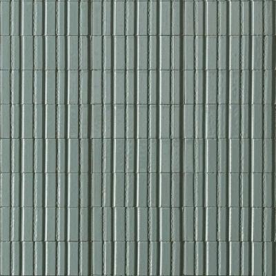  RAGNO GLACE Glacé Struttura 3D Rayé Turchese Glossy 7,5x20 