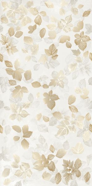  LA FENICE NATURAL TERRE Natural Resine Decoro Foglie Panna 60х120 