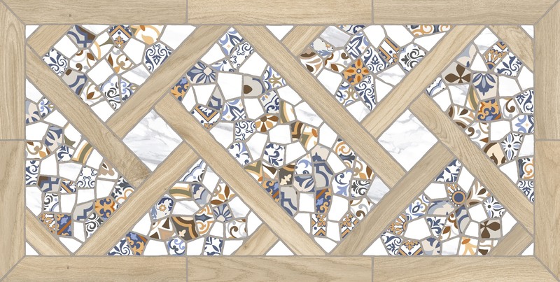 Керамогранит JANO TILES Trencadis ПЛИТКА TRENCADIS BLANCO 60x120 (TRENCADIS BLANCO)