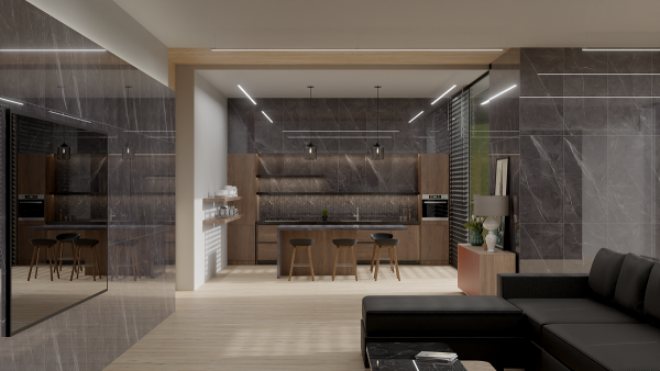  Absolut Gres ARMANI Black High Gloss 600x600 
