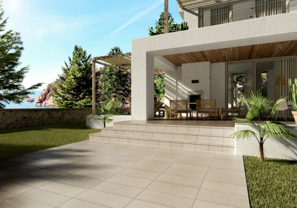 EXAGRES MEDITERRANEO ARENA PELDANO RECTO 330X330X30X12 MM, C3/R12 ANTI-SLIP 