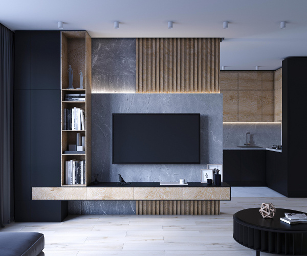  Absolut Gres PULPIS BLACK Black Gloss 1200x600 