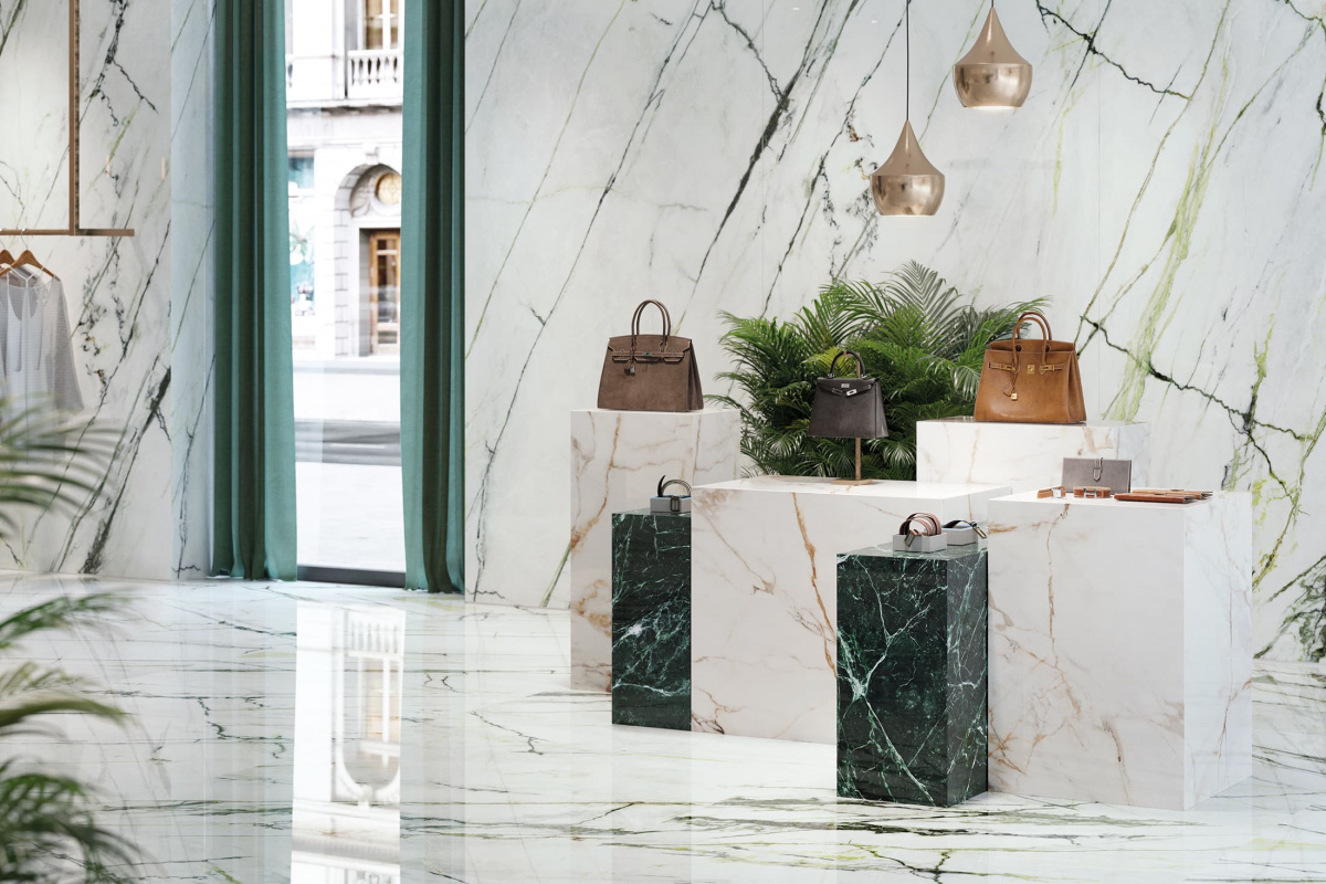  XLIGHT CALACATTA GREEN POLISHED 120x270x0.6 G-2505 