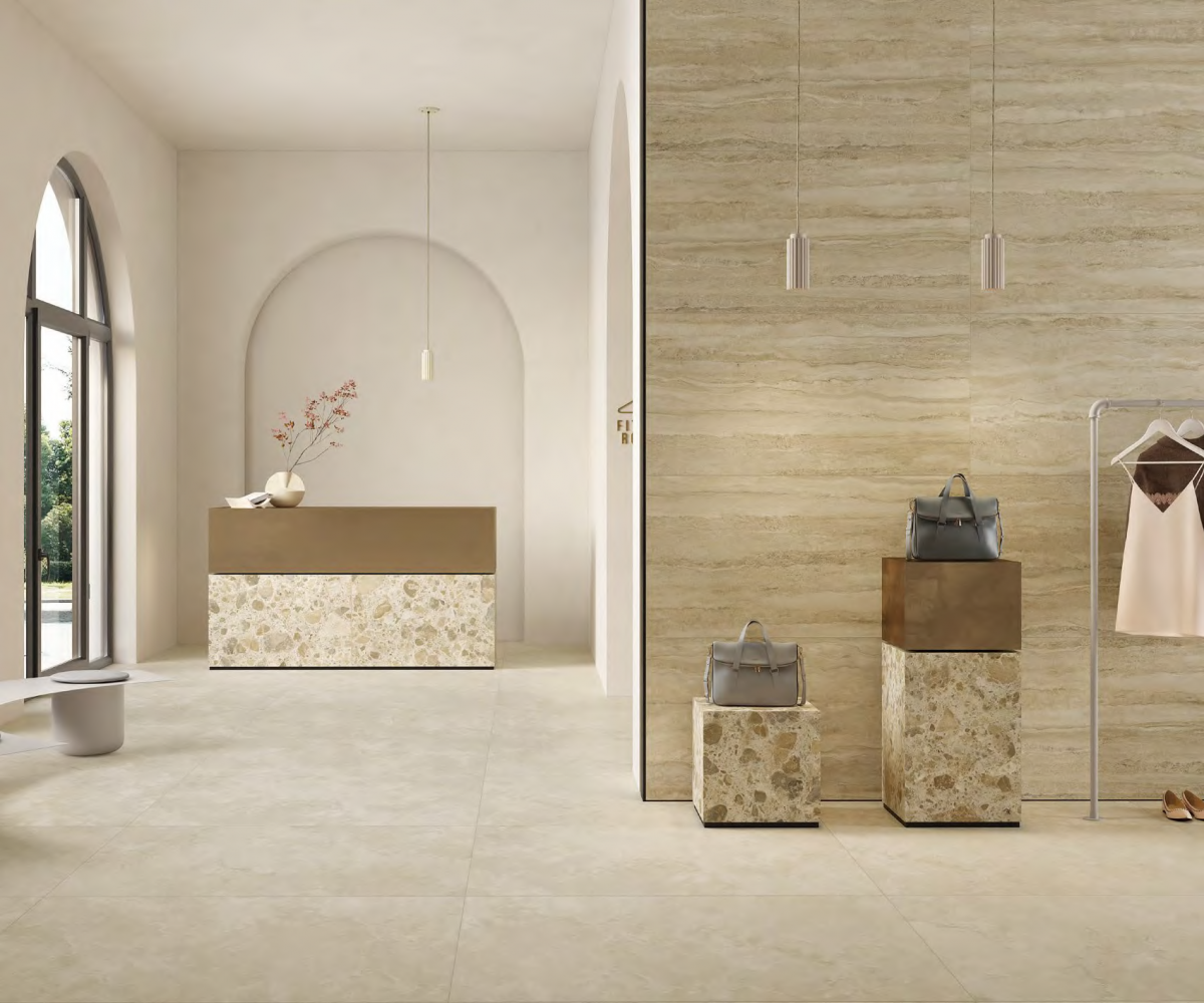  Vitra Citystone Травертин Линейный Матовый 7Рек R10A 60X60 