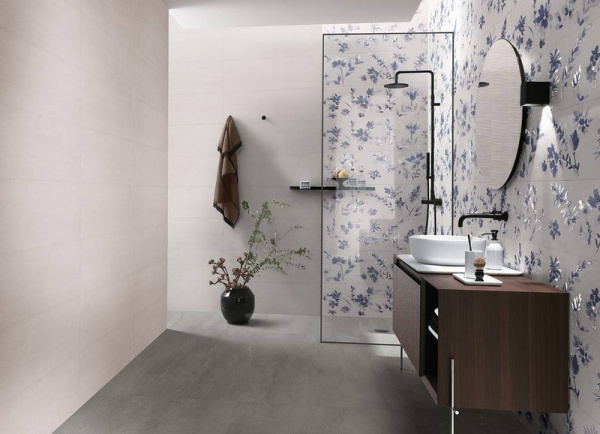  FAP CERAMICHE DECO&MORE Flower Blue 30,5x91,5 RT 