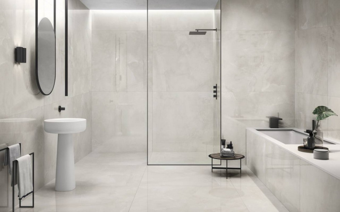 Керамическая плитка SUPERGRES PURITY OF MARBLE XL в интерьере 8
