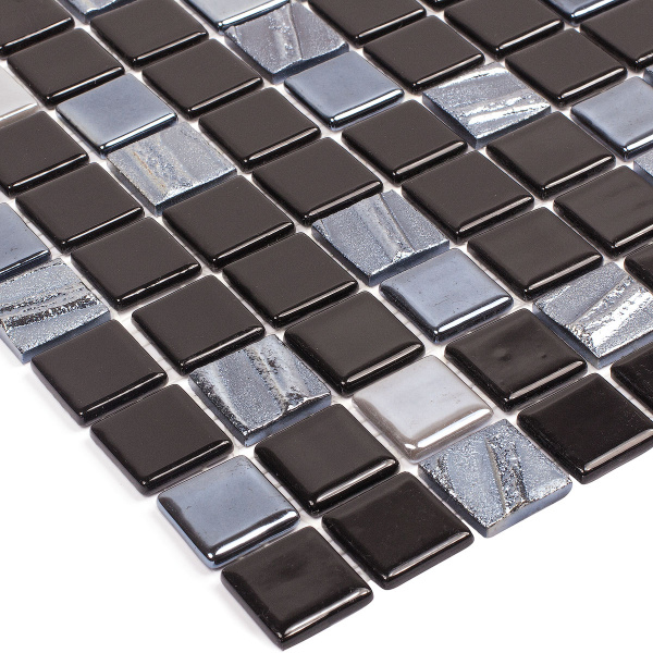 Напольная плитка VIDREPUR ASTRA Mosaic Astra Black 