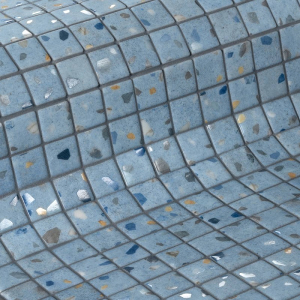 Мозаика EZARRI Terrazzo Sea 25 31.3x49.5