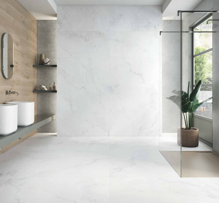 Керамическая плитка PAMESA CREMA MARFIL в интерьере 01