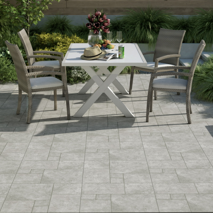 Керамическая плитка ETILI SERAMIK PETRA2 в интерьере PETRA-GRI-60X60