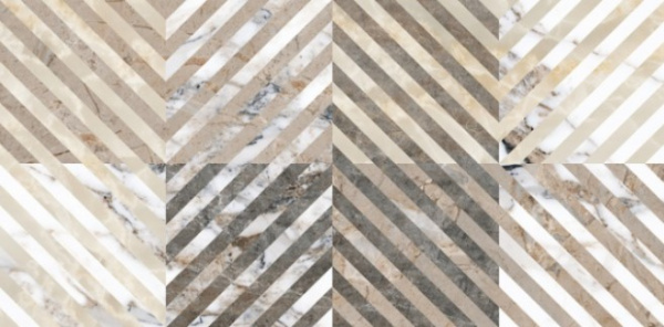  Vitra Marble-X Декор Геометрический Микс 7ЛПР 30x60 