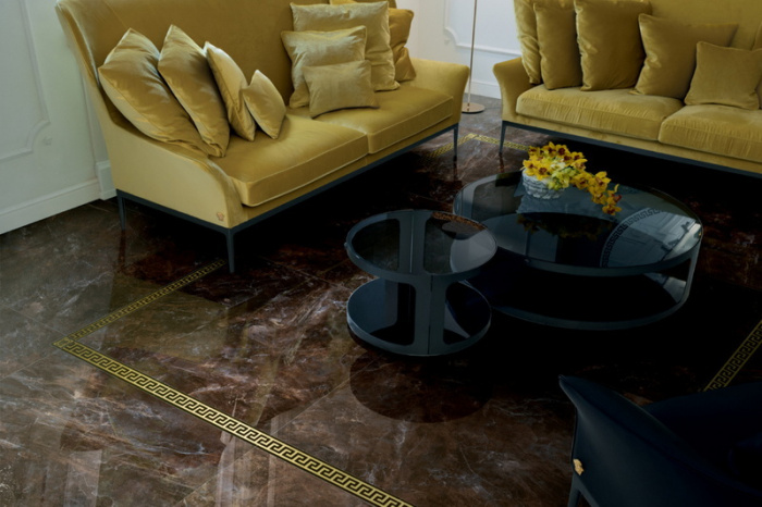 Керамическая плитка VERSACE Maximvs в интерьере Maximus-11