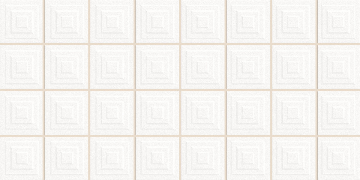  PERONDA HARMONY PIQUE MOSAIC WHITE 20x40 Q-41 