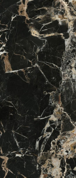 Керамогранит AVA CERAMICA MARMI SICILIANI Black Gold лаппатированная 120x280 276002