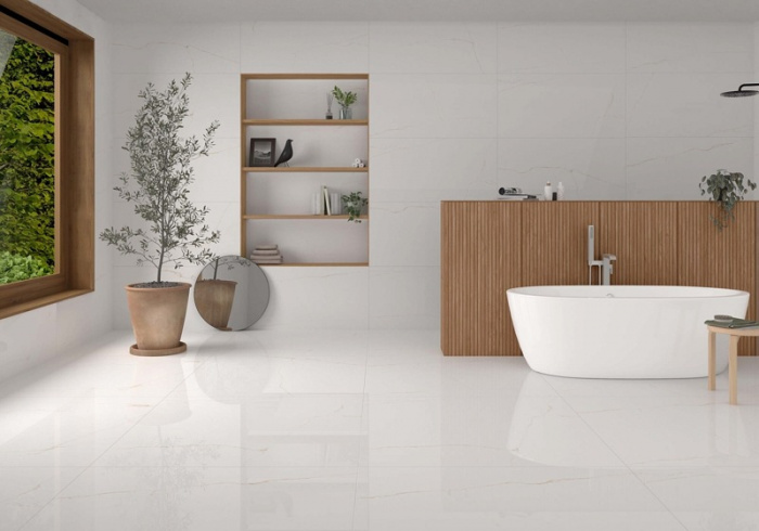 Плитка PRISSMACER Bianco Mare — интерьер 3