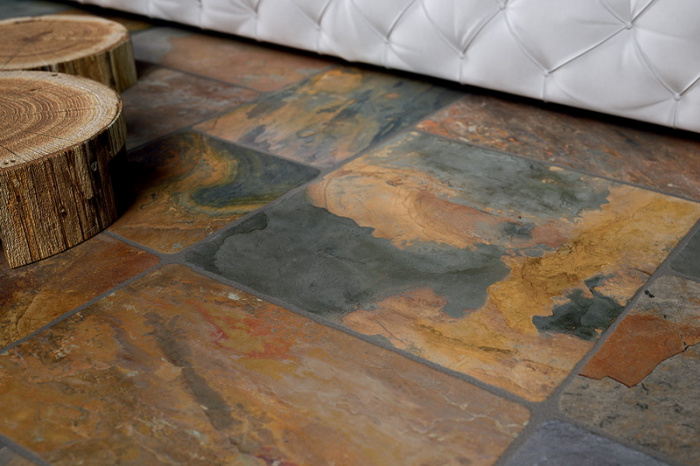 Керамическая плитка ERMES AURELIA FLAGSTONE в интерьере f2