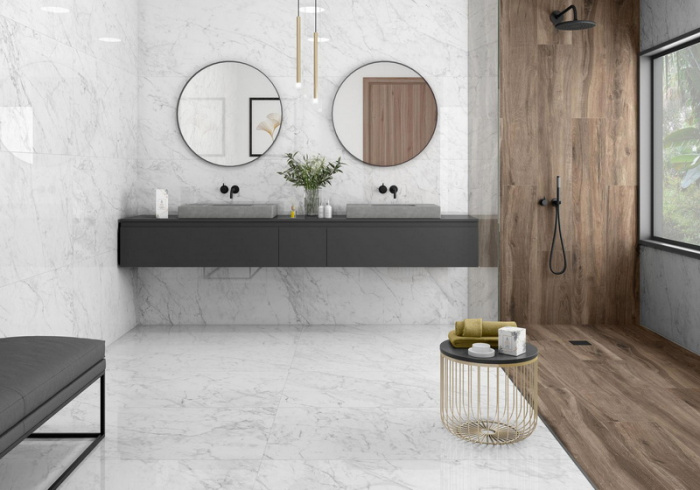 Керамическая плитка PAMESA ROVERE в интерьере ro22