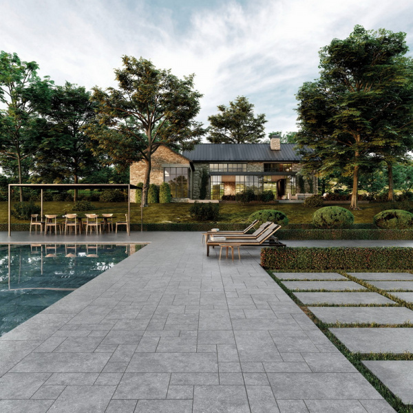  EXAGRES ARDENAS GRIS PELDANO RECTO 120, 330X1200X40X12 MM, C3/R12 ANTI-SLIP 
