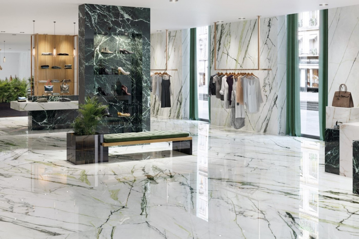  XLIGHT CALACATTA GREEN POLISHED 120x270x0.6 G-2505 