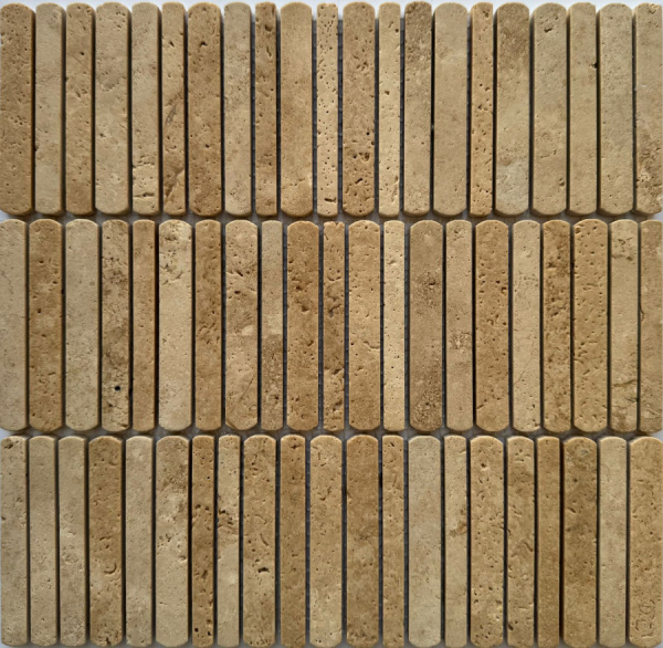 Мозаика Pixel Yellow Travertine полированная 30x30.5 PIX 358