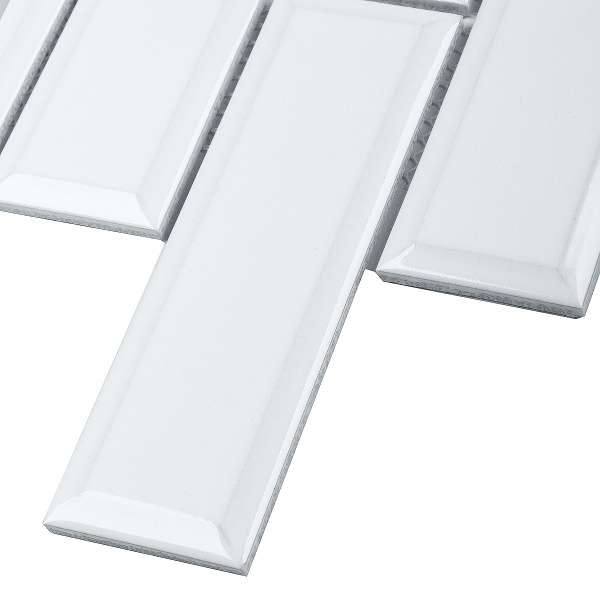 Напольная плитка STARMOSAIC Brick and Metro Metro White Glossy 45х145 
