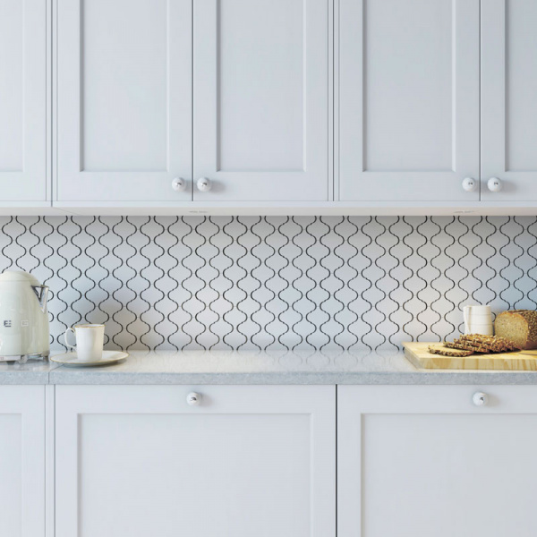 Напольная плитка STARMOSAIC Shapes Latern White Matt 74x78 