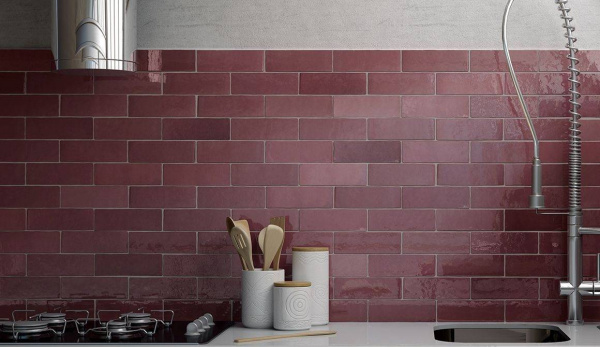 Напольная плитка EQUIPE Artisan BURGUNDY 6,5x20 