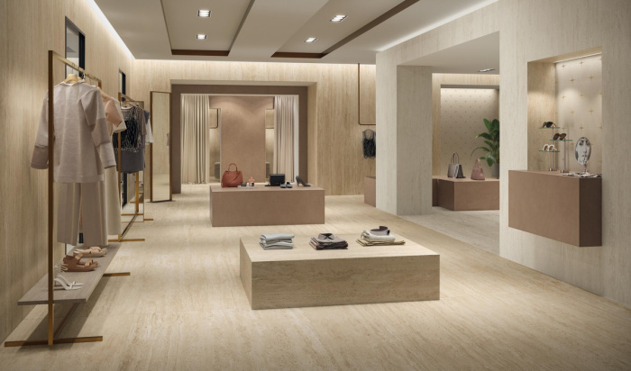 Керамическая плитка Atlas Concorde MARVEL TRAVERTINE в интерьере 3