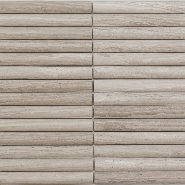 Мозаика Pixel White Wooden, Convex матовая 30x30.5 PIX 348