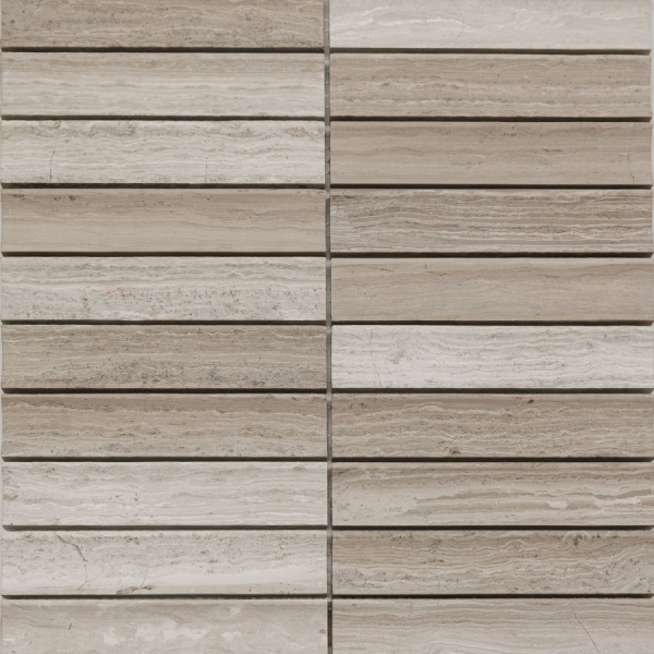 Мозаика Pixel White Wooden, Concave матовая 30.5x31.8 PIX 347
