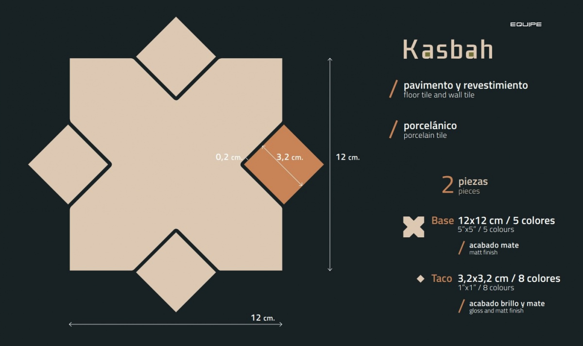  EQUIPE KASBAH FAWN 12x12 EQ-10D 