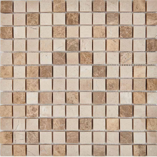 Мозаика Pixel Emperador Light, Crema Nova матовая 30.5x30.5 PIX 276
