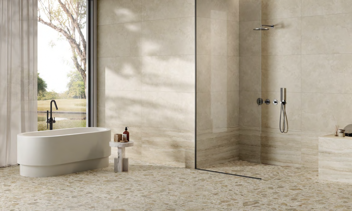  Vitra Citystone Травертин Линейный Матовый 7Рек R10A 60X60 