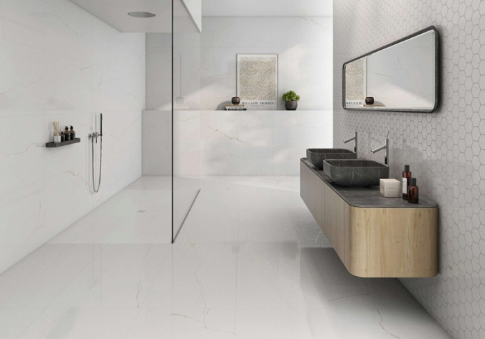 Плитка PRISSMACER Bianco Mare — интерьер 1