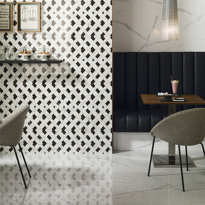 Керамическая плитка Porcelanosa Deco Marmi в интерьере 1 Керамическая плитка Porcelanosa Deco Marmi в интерьере 1