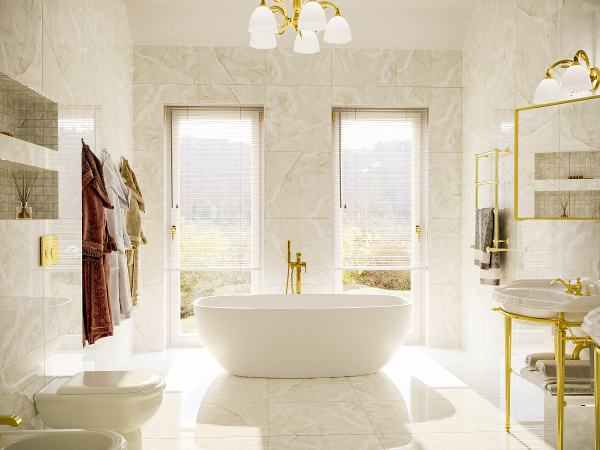  Absolut Gres ONYX WHITE White gloss 600x600 