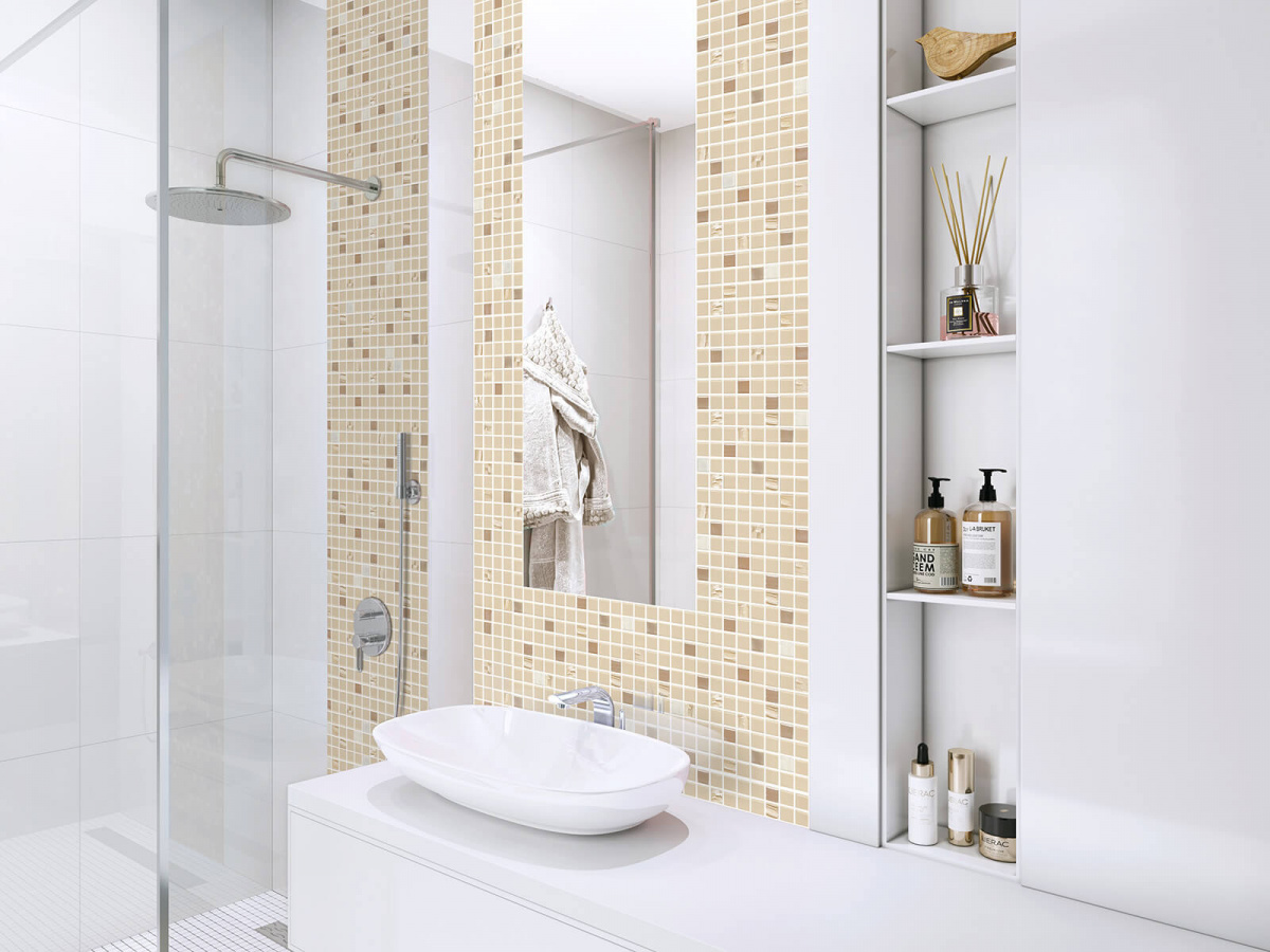 Напольная плитка VIDREPUR ASTRA Mosaic Astra Beige 
