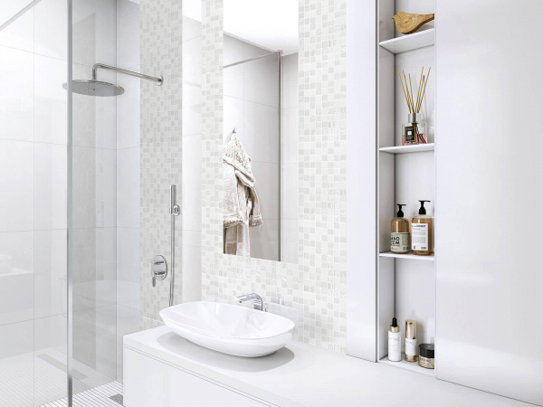 Напольная плитка VIDREPUR ASTRA Mosaic Astra White 