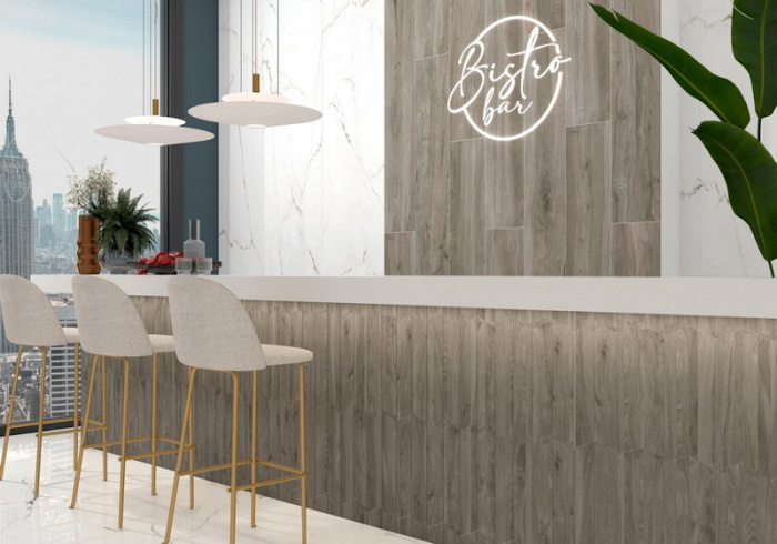 Керамическая плитка PAMESA ROVERE в интерьере ro2