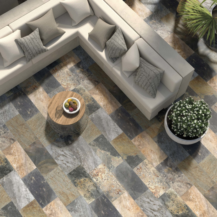Керамическая плитка DADO CERAMICA PIETRONE ROCCIONE в интерьере piet3