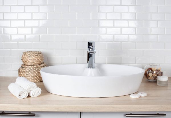 Напольная плитка STARMOSAIC Brick and Metro Brick White Glossy 45x95 