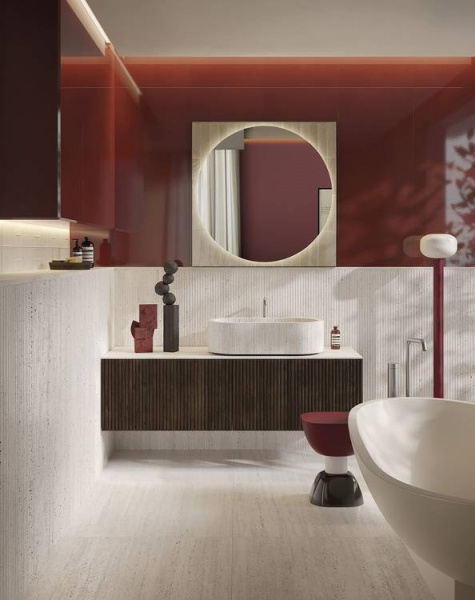  FAP CERAMICHE MATERIA BRILLANTE Borgogna 50x120 RT 